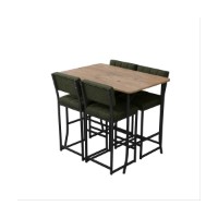 Set mobilă pentru bucătărie Hanah Home Retro Green Walnut imaginea #4 — magazin online Desire.md