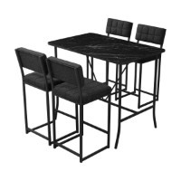 Set mobilă pentru bucătărie Hanah Home Retro Anthracite Black imaginea #3 — magazin online Desire.md