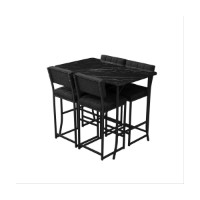 Set mobilă pentru bucătărie Hanah Home Retro Anthracite Black imaginea #4 — magazin online Desire.md