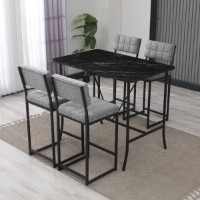 Set mobilă pentru bucătărie Hanah Home Retro Grey Black