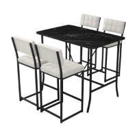Set mobilă pentru bucătărie Hanah Home Retro Cream Black imaginea #3 — magazin online Desire.md