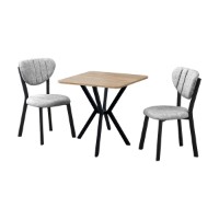 Set mobilă pentru bucătărie Hanah Home Elma Grey Walnut imaginea #2 — magazin online Desire.md