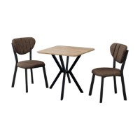 Set mobilă pentru bucătărie Hanah Home Elma Brown Walnut imaginea #2 — magazin online Desire.md