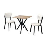 Set mobilă pentru bucătărie Hanah Home Elma Cream Walnut imaginea #2 — magazin online Desire.md