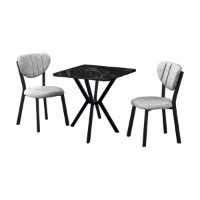 Set mobilă pentru bucătărie Hanah Home Elma Grey Black imaginea #2 — magazin online Desire.md