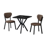 Set mobilă pentru bucătărie Hanah Home Elma Brown Black imaginea #2 — magazin online Desire.md