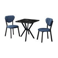 Set mobilă pentru bucătărie Hanah Home Elma Navy Blue Black imaginea #2 — magazin online Desire.md