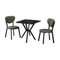 Set mobilă pentru bucătărie Hanah Home Elma Green Black imaginea #2 — magazin online Desire.md
