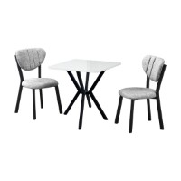 Set mobilă pentru bucătărie Hanah Home Elma Grey White imaginea #2 — magazin online Desire.md