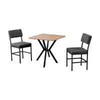 Set mobilă pentru bucătărie Hanah Home Dubai Anthracite Walnut imaginea #2 — magazin online Desire.md
