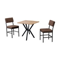 Set mobilă pentru bucătărie Hanah Home Dubai Brown Walnut imaginea #2 — magazin online Desire.md