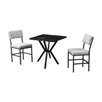 Set mobilă pentru bucătărie Hanah Home Dubai Grey Black imaginea #2 — magazin online Desire.md