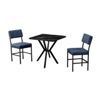 Set mobilă pentru bucătărie Hanah Home Dubai Navy Blue Black imaginea #2 — magazin online Desire.md