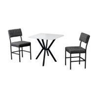 Set mobilă pentru bucătărie Hanah Home Dubai Anthracite White imaginea #2 — magazin online Desire.md