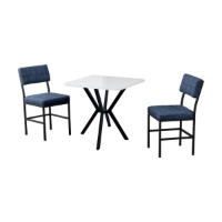 Set mobilă pentru bucătărie Hanah Home Dubai Navy Blue White imaginea #2 — magazin online Desire.md