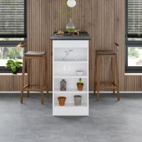 Masa de bar Hanah Home Swallow Bendir White imaginea #2 — magazin online Desire.md