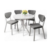 Set mobilă pentru bucătărie Hanah Home Agnes White Grey imaginea #2 — magazin online Desire.md