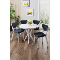Set mobilă pentru bucătărie Hanah Home Agnes White Anthracite imaginea #1 — magazin online Desire.md