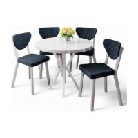 Set mobilă pentru bucătărie Hanah Home Agnes White Anthracite imaginea #2 — magazin online Desire.md