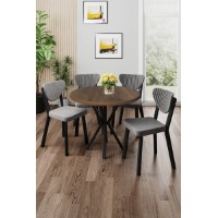 Set mobilă pentru bucătărie Hanah Home Agnes Baroque Grey imaginea #1 — magazin online Desire.md