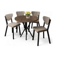 Set mobilă pentru bucătărie Hanah Home Agnes Baroque Cappuccino imaginea #2 — magazin online Desire.md
