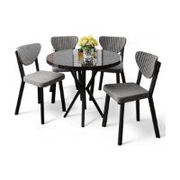 Set mobilă pentru bucătărie Hanah Home Agnes Black Marble Grey imaginea #2 — magazin online Desire.md