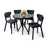 Set mobilă pentru bucătărie Hanah Home Agnes Black Marble Anthracite imaginea #2 — magazin online Desire.md