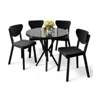 Set mobilă pentru bucătărie Hanah Home Agnes Black Marble Black imaginea #2 — magazin online Desire.md