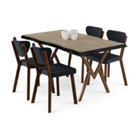 Set mobilă pentru bucătărie Hanah Home Akort Travertine Anthracite imaginea #2 — magazin online Desire.md