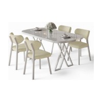 Set mobilă pentru bucătărie Hanah Home Axton White Cream imaginea #2 — magazin online Desire.md
