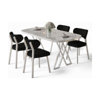 Set mobilă pentru bucătărie Hanah Home Axton White Black imaginea #2 — magazin online Desire.md