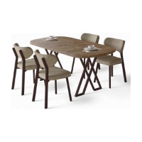 Set mobilă pentru bucătărie Hanah Home Axton Atlantic Pine Cappuccino imaginea #2 — magazin online Desire.md