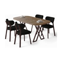 Set mobilă pentru bucătărie Hanah Home Axton Atlantic Pine Black imaginea #2 — magazin online Desire.md