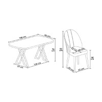 Set mobilă pentru bucătărie Hanah Home Kaye Atlantic Pine Anthracite imaginea #3 — magazin online Desire.md
