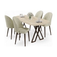 Set mobilă pentru bucătărie Hanah Home Kaye Travertine Cream imaginea #2 — magazin online Desire.md