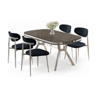 Set mobilă pentru bucătărie Hanah Home Olya Anthracite Chrome imaginea #2 — magazin online Desire.md
