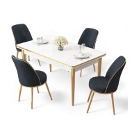 Set mobilă pentru bucătărie Hanah Home Rewa White Gold Anthracite imaginea #2 — magazin online Desire.md