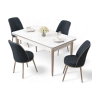 Set mobilă pentru bucătărie Hanah Home Rewa White Chrome Anthracite imaginea #2 — magazin online Desire.md