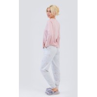 Pijama Ajoure T23516/1 Powdery/Print Hearts, s.S imaginea #2 — magazin online Desire.md