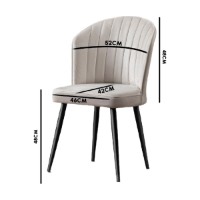 Set scaune Hanah Home Rubi Grey imaginea #3 — magazin online Desire.md