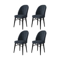 Set scaune Hanah Home Ritim Anthracite Black