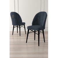 Set scaune Hanah Home Ritim Anthracite Black imaginea #2 — magazin online Desire.md