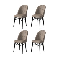 Set scaune Hanah Home Ritim Cappuccino Black