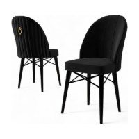 Set scaune Hanah Home Ritim Black imaginea #3 — magazin online Desire.md