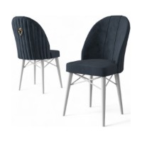 Set scaune Hanah Home Ritim Anthracite White imaginea #3 — magazin online Desire.md