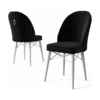Set scaune Hanah Home Ritim Black White imaginea #3 — magazin online Desire.md
