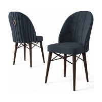 Set scaune Hanah Home Ritim Anthracite Brown imaginea #3 — magazin online Desire.md