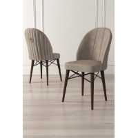 Set scaune Hanah Home Ritim Cappuccino Brown imaginea #2 — magazin online Desire.md