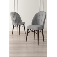 Set scaune Hanah Home Ritim Grey Brown imaginea #2 — magazin online Desire.md