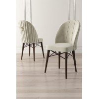 Set scaune Hanah Home Ritim Cream Brown imaginea #2 — magazin online Desire.md